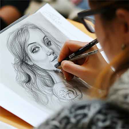 Kujjana art school - pencil drawing Senior catgeory, age 18+