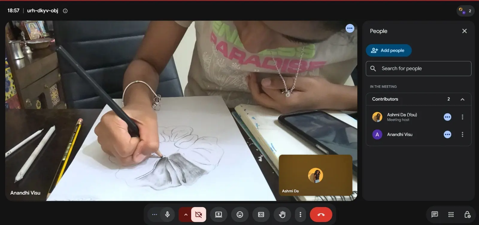 Diya second Month journey with our arts school